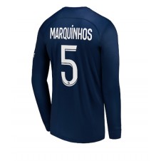 Paris Saint-Germain Marquinhos #5 Hjemmedrakt 2022-23 Langermet